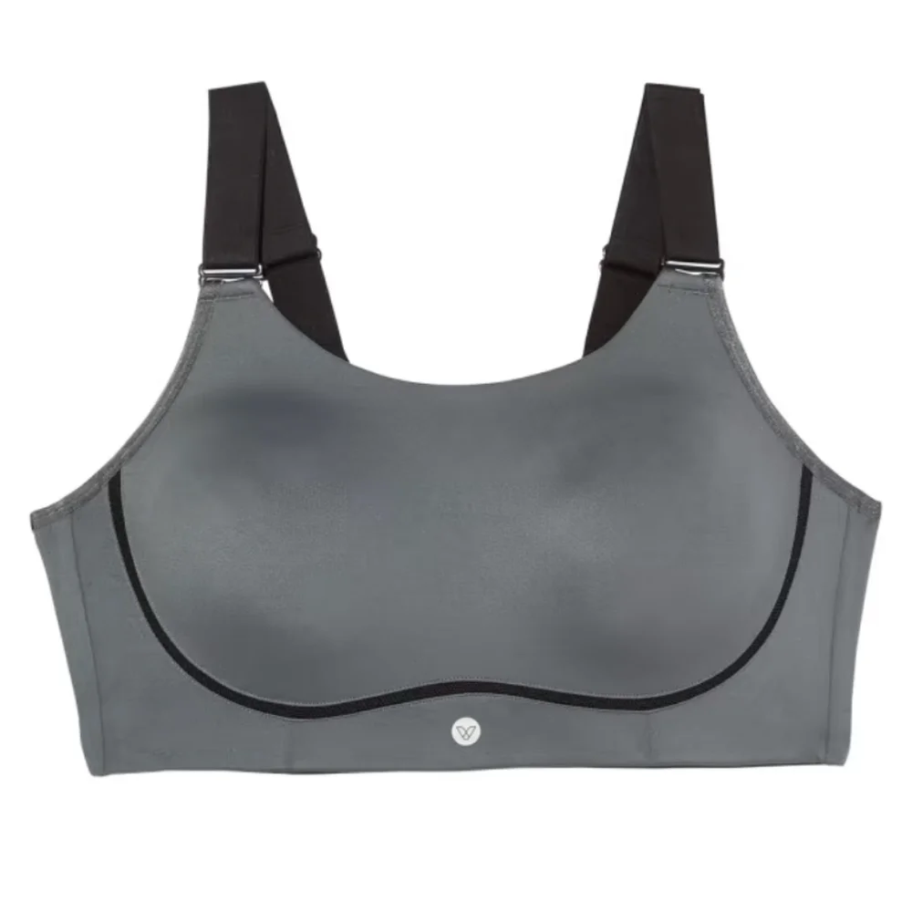LIVI Active Lane Bryant Charcoal Volta High-Impact Sports Bra Size 38 DDD - Picture 1 of 13